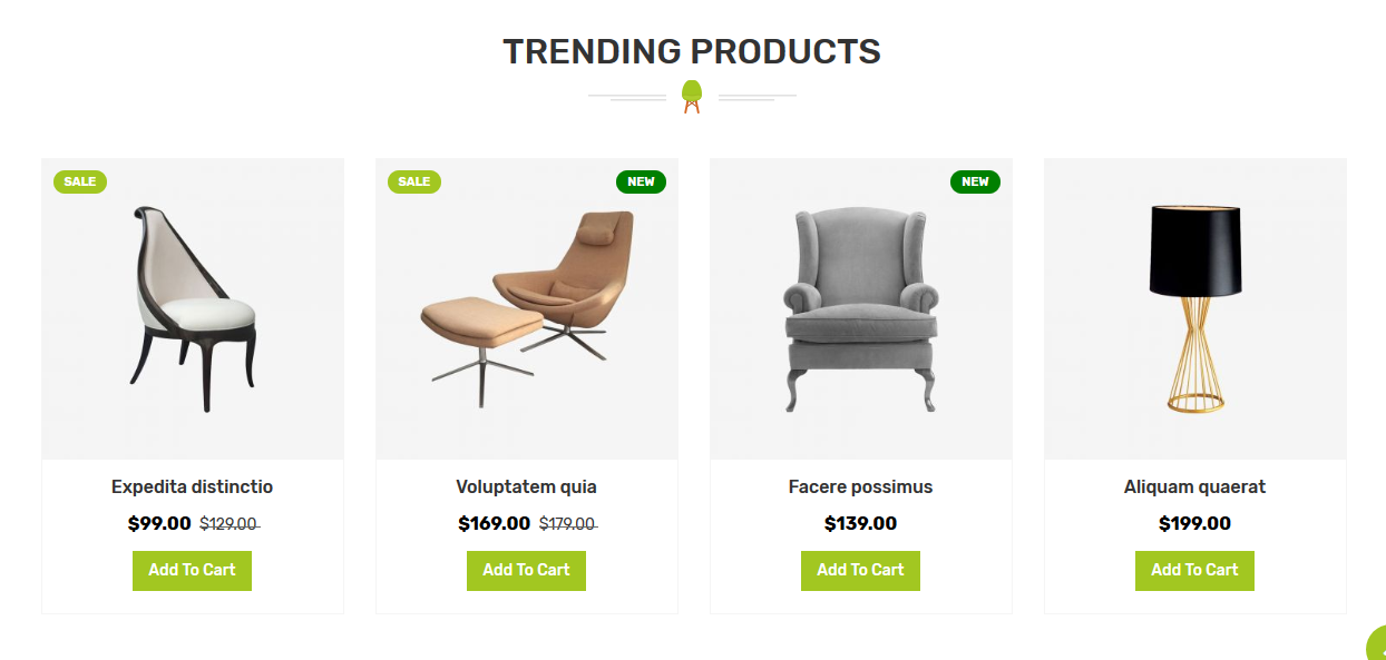 Furnish - Homepag Featured Product Widget