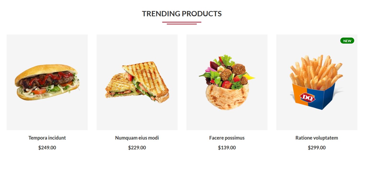 Glare - Homepag Featured Product Widget
