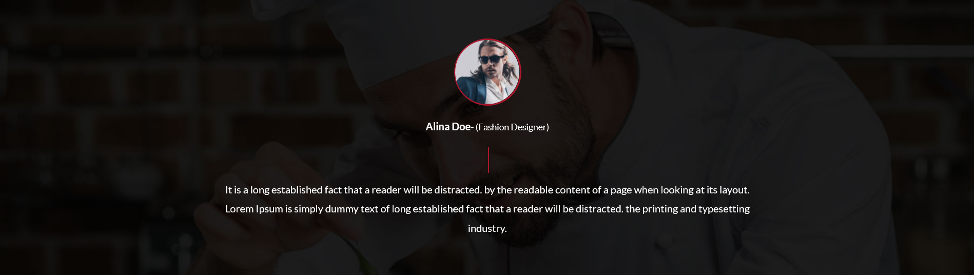 Glare - Home Testimonials