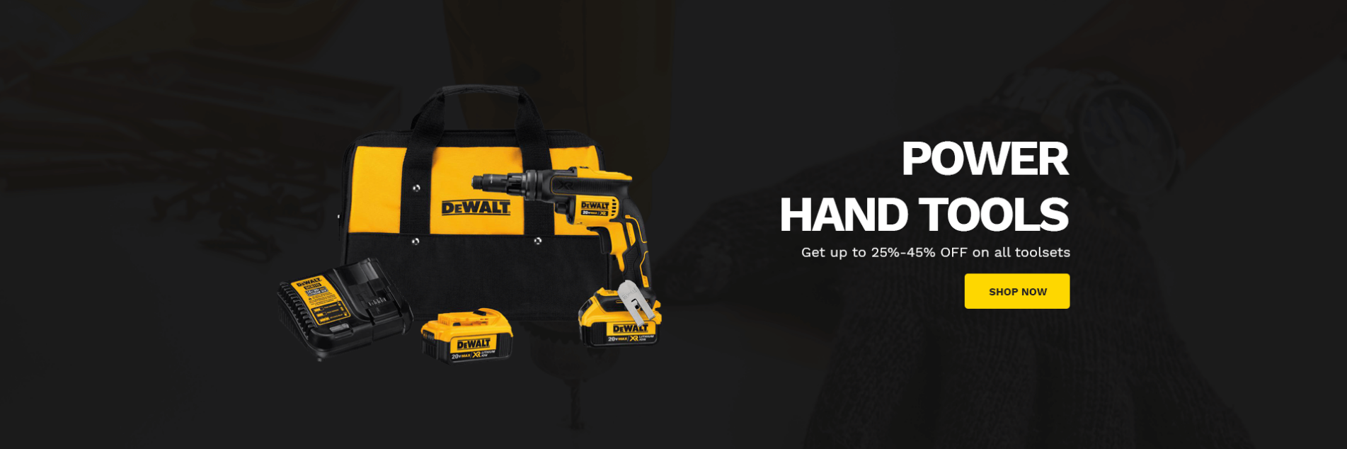 HandTool - Home Promotion Block Two