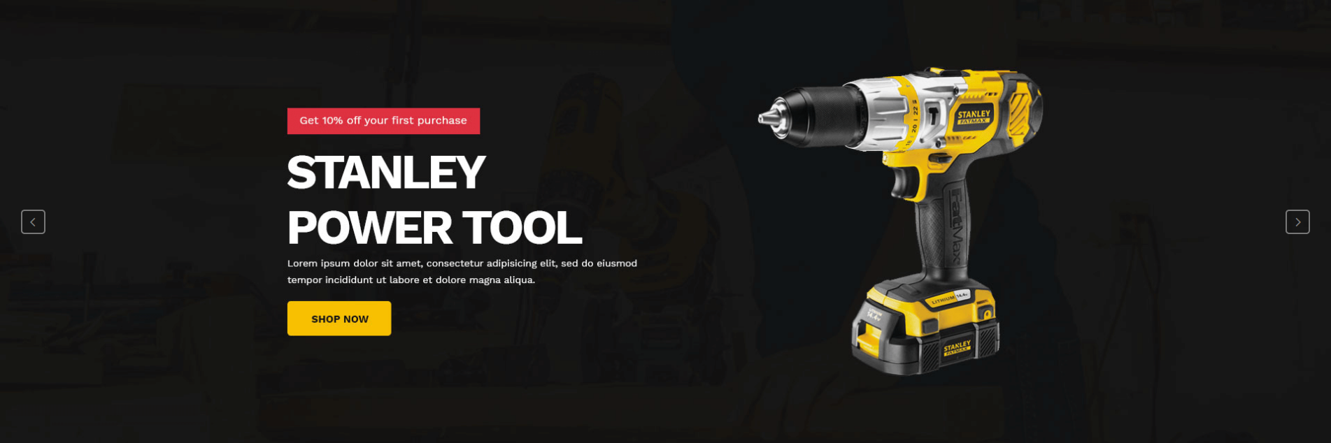 HandTool - Home HandTool Slider