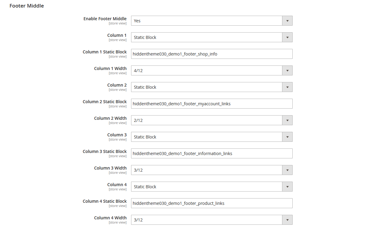 HiDesk - Footer Columns