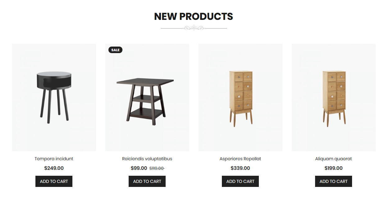 HiDesk - Homepage New Product Widget