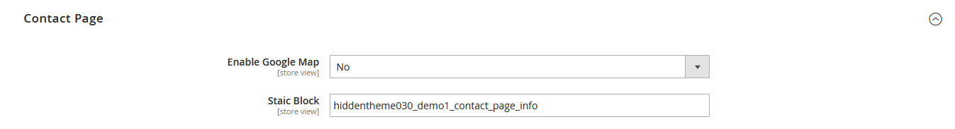 HiDesk - Contact Page Settings