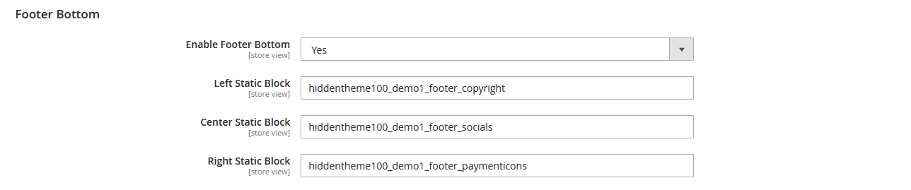 KidsStore - Footer Bottom