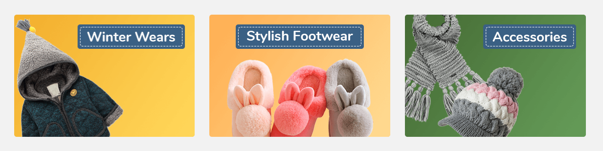 KidsStore - Home Promotion Block Three