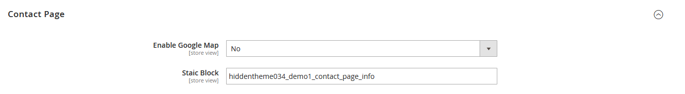 KidZeel - Contact Page Settings