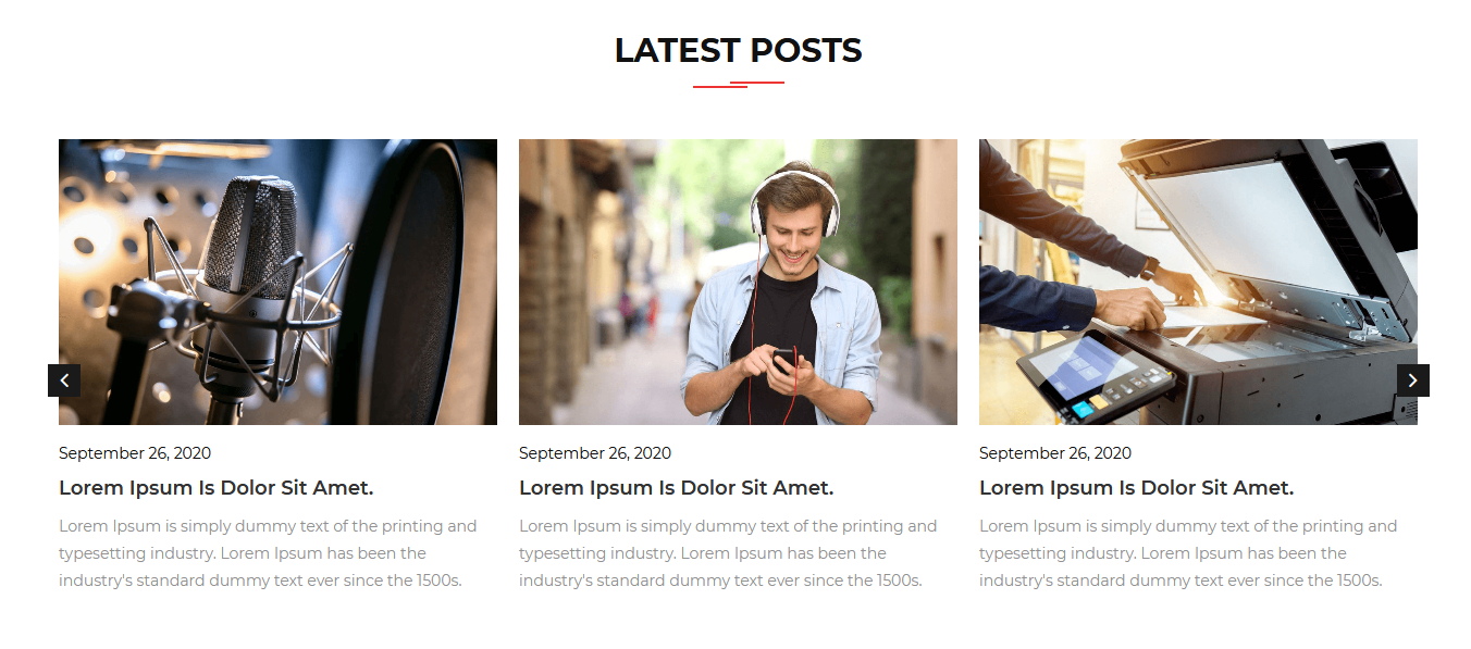 Next - Homepage Latest News