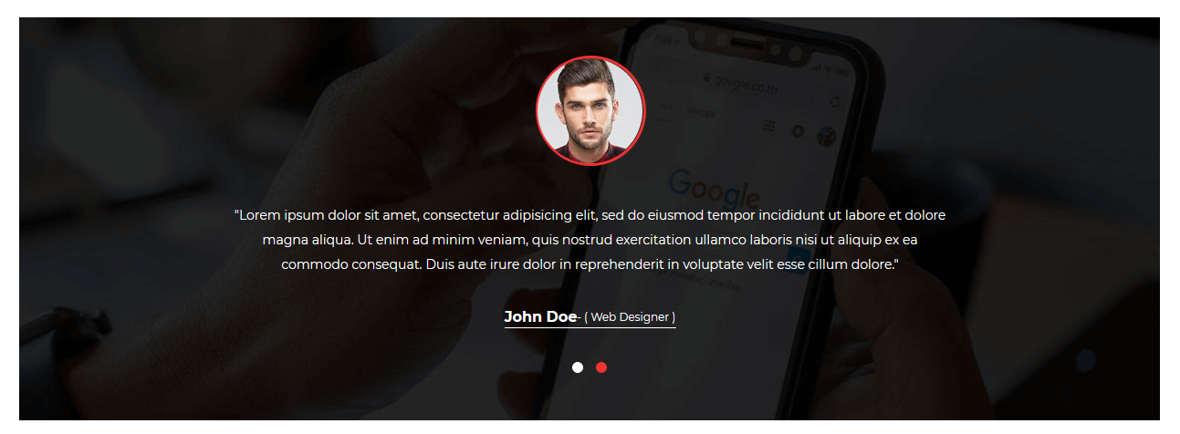 Next - Homepage Testimonials