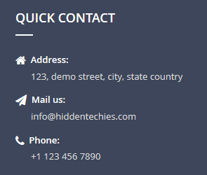 Pixtron - Footer 4th Columns