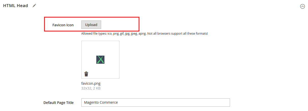 Pixtron - Change Favicon