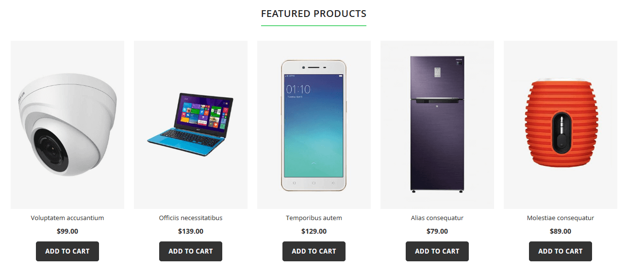Pixtron - Homepage Featured Product Widget