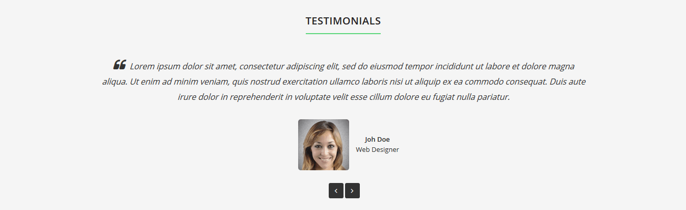 Pixtron - Homepage Testimonials