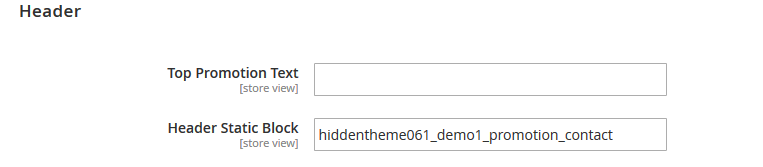 Shopkart  - Header Settings