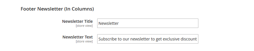 SoNice - Footer Newsletter (In Columns)