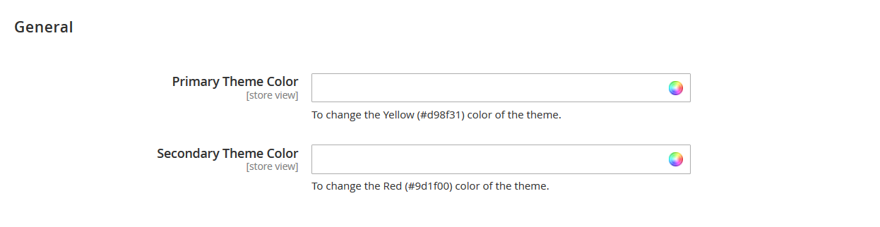 Spices - Basic Color Config