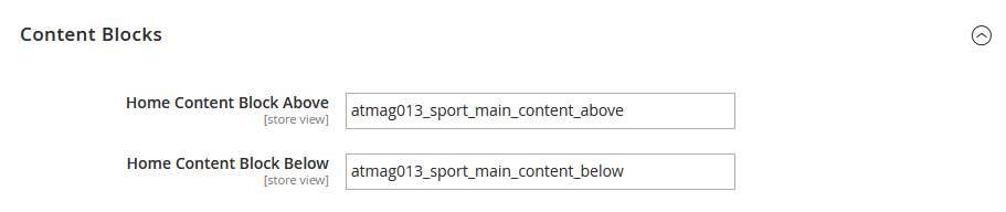 SportSense - Homepage Content Options