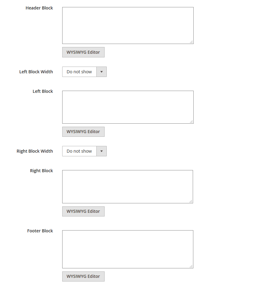 Start - Menu Add Custom Blocks