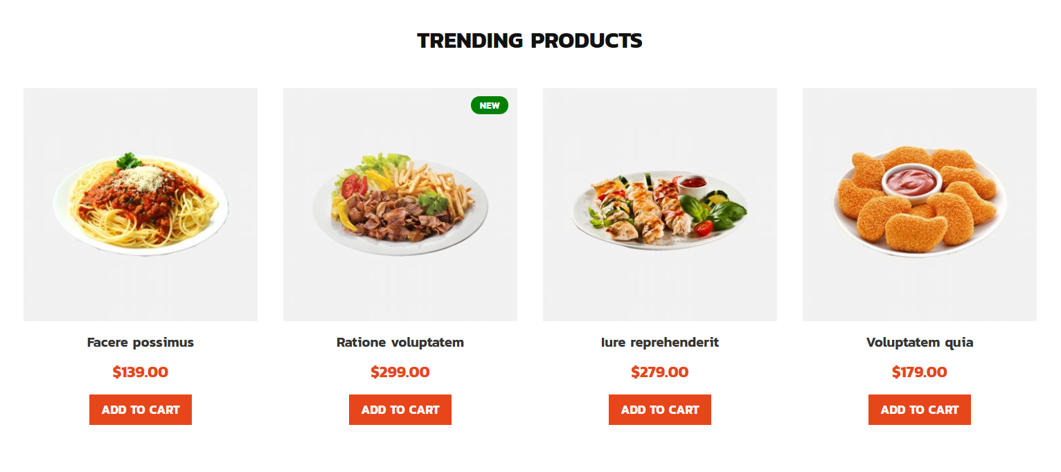 Start - Homepag Featured Product Widget