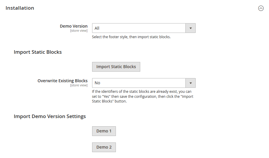 StayFit - Footer Installation