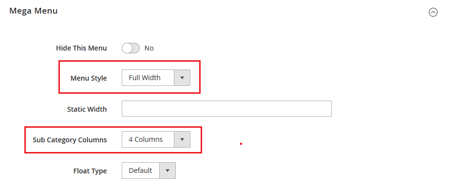 StayFit - Full-Width Menu