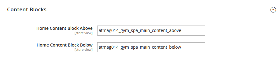 StayFit - Homepage Content Options