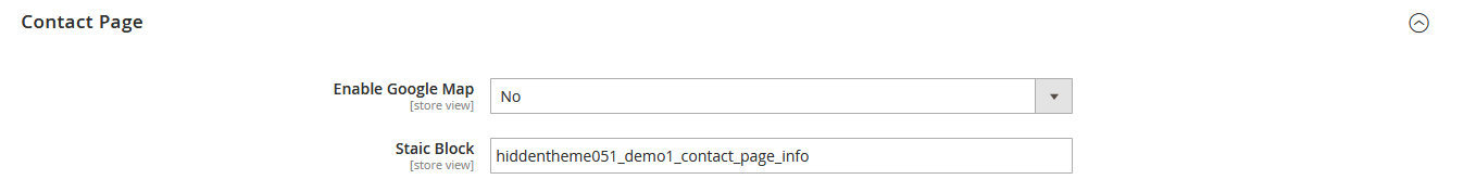 Stylespot - Contact Page Settings