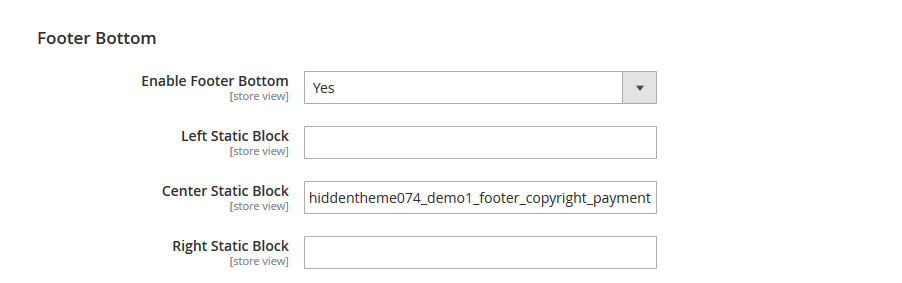 Vitamin - Footer Bottom