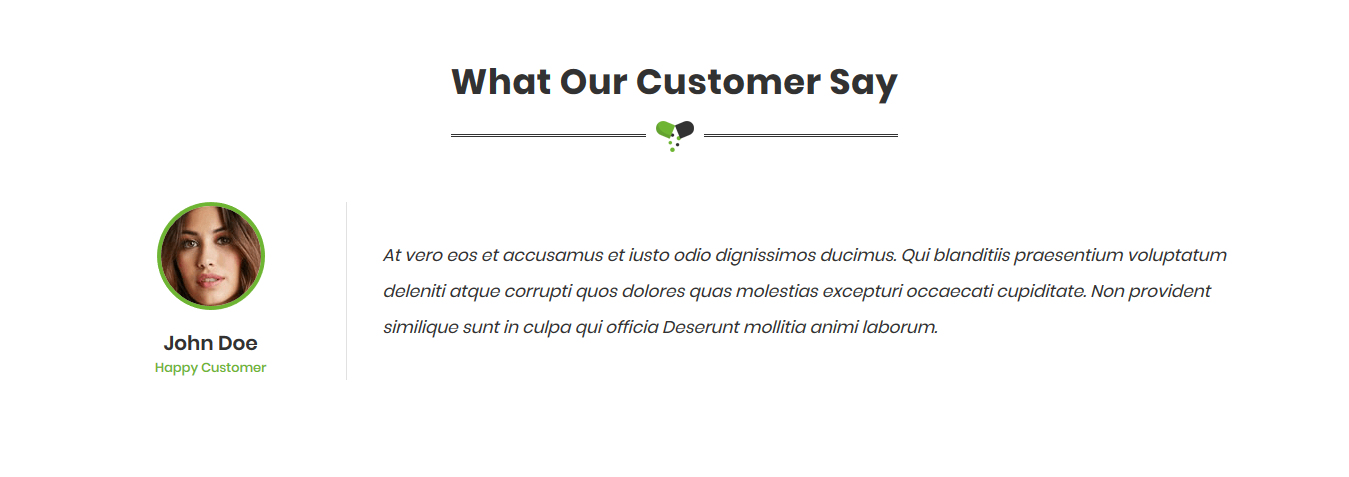 Vitamin - Home Testimonials