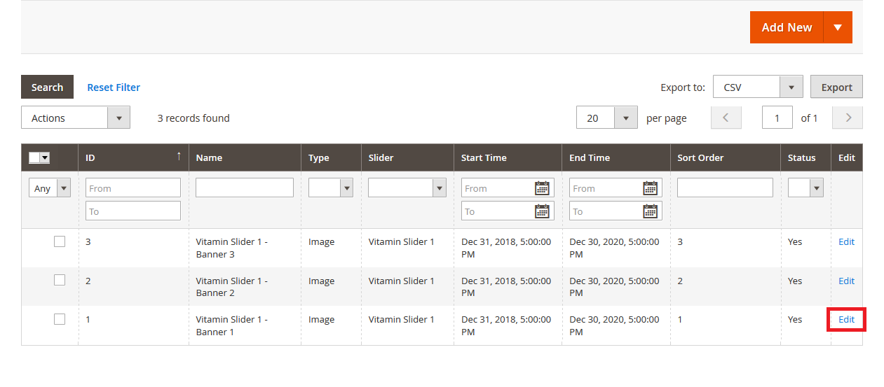 Vitamin - Manage Banner