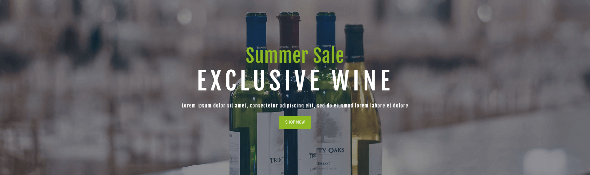 WineClub - Home Promotion Block Three