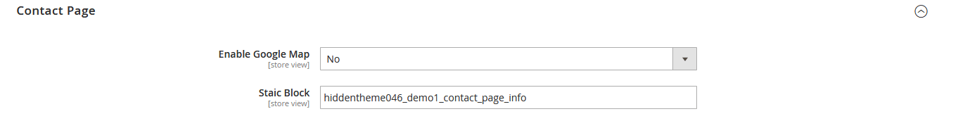 WineClub - Contact Page Settings
