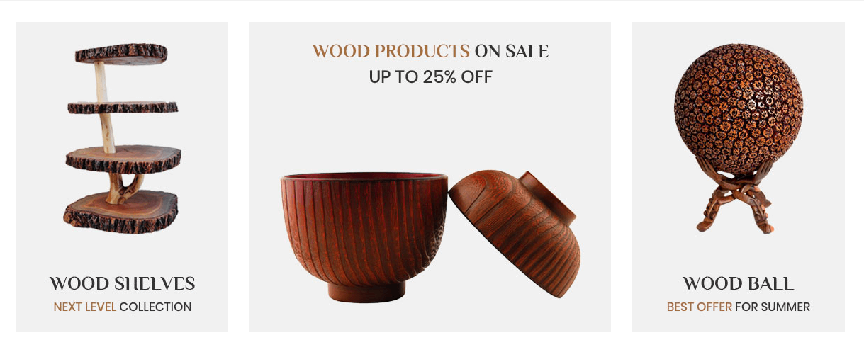 WoodArt - Home Promotion Block One