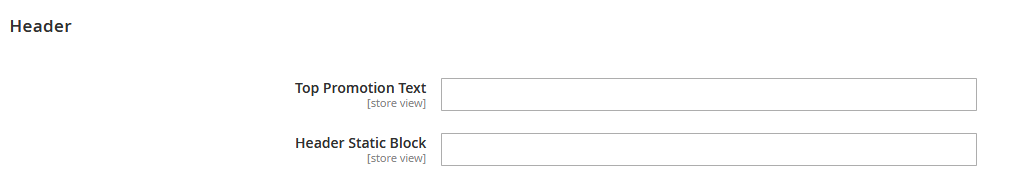 WoodArt - Header Settings