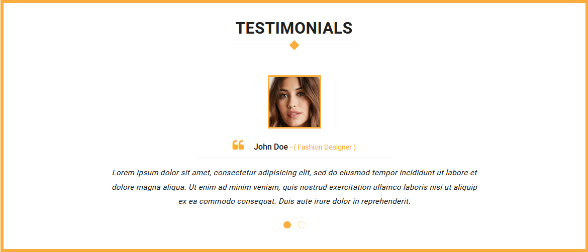 Wooden - Home Testimonials