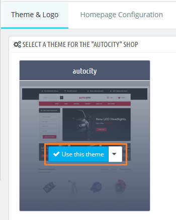 Apply Uploaded Theme