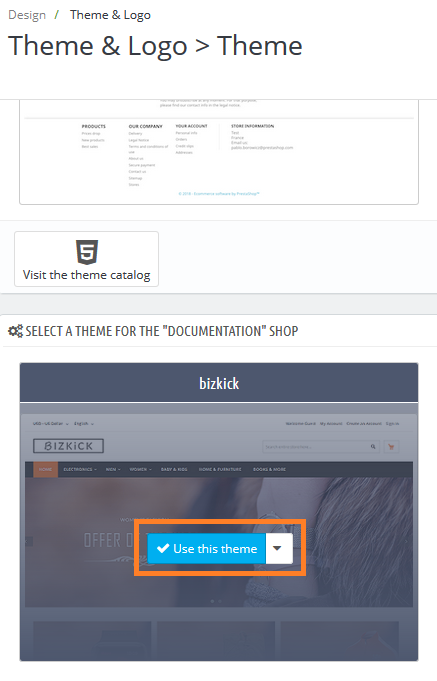 Apply Uploaded Theme