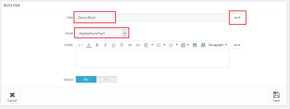 Configure Static Block
