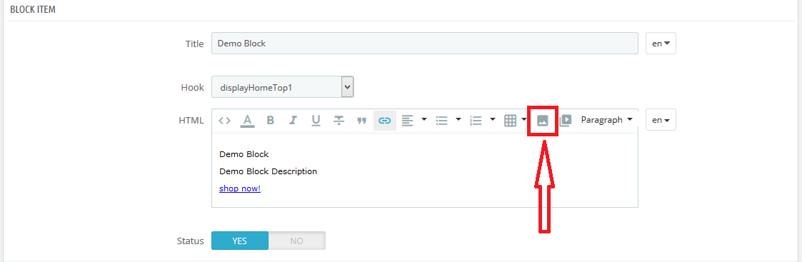 Upload Image in Static Block
