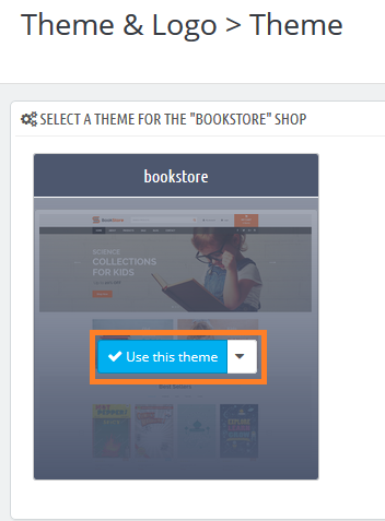 Apply Uploaded Theme