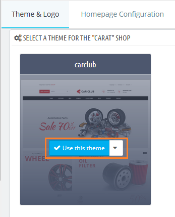 Apply Uploaded Theme