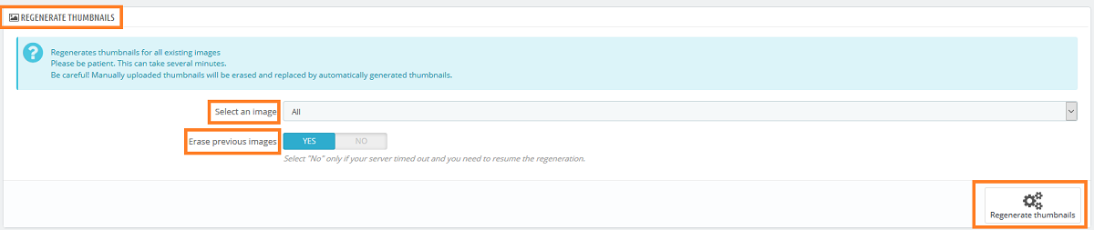Regenerate Thumbnails