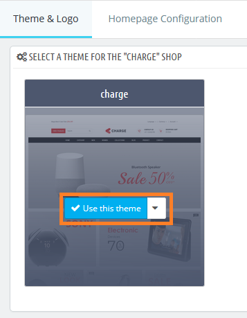 Apply Uploaded Theme