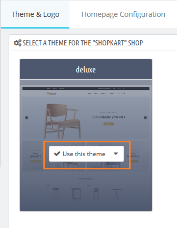 Apply Uploaded Theme