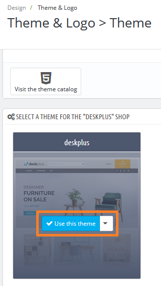 Apply Uploaded Theme