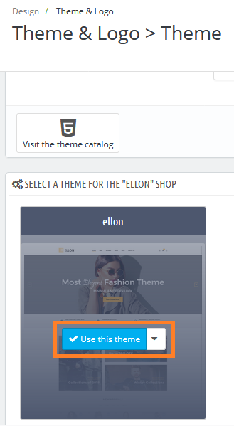 Apply Uploaded Theme