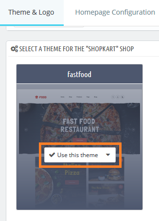 Apply Uploaded Theme