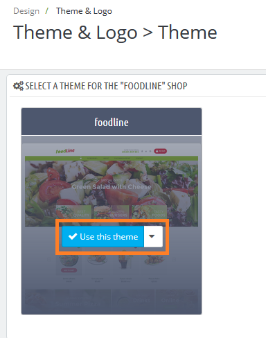 Apply Uploaded Theme