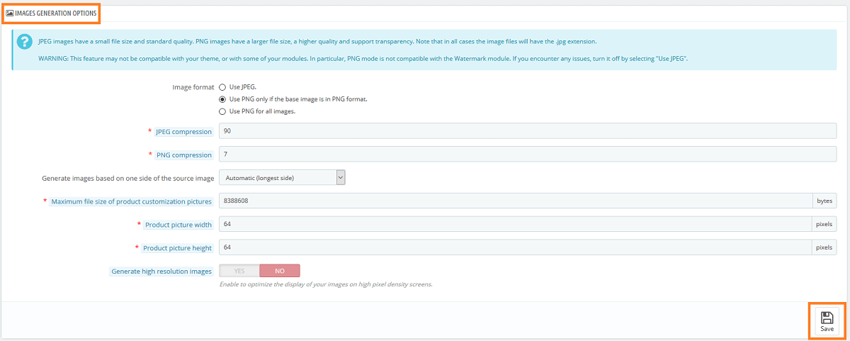 Image Quality Modification