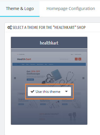 Apply Uploaded Theme